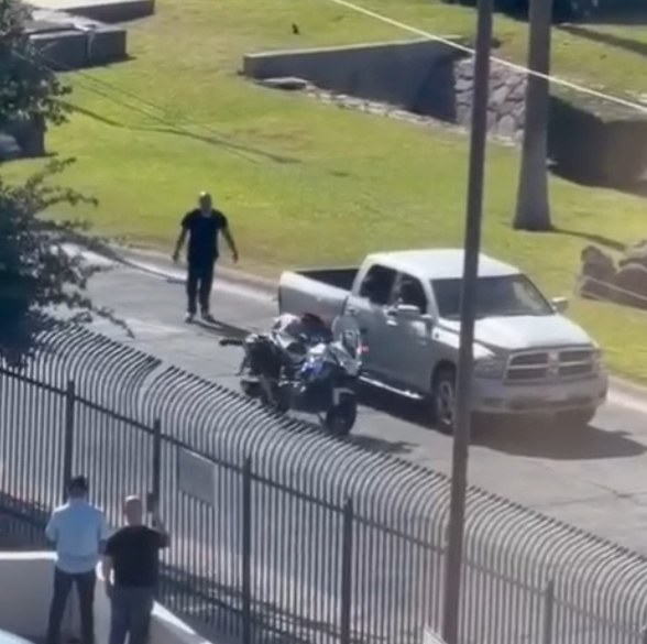 Así huyó y lo detuvieron a conductor frente al hospital Ángeles