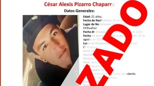 Hallan sano y salvo a desaparecido en Parral