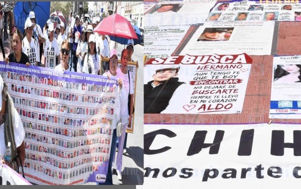 Protestan familiares de desaparecidos