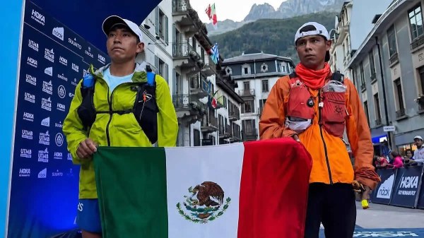 Rarámuris conquistan los Alpes en el UTMB