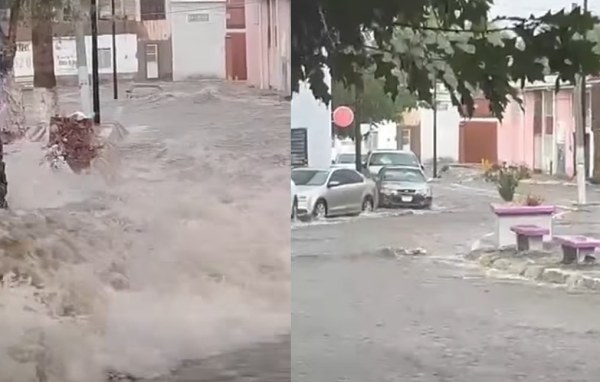 Fuertes lluvias inundan Parral
