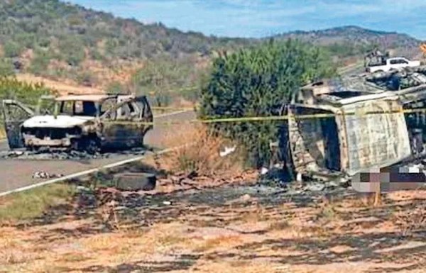 Aseguran explosivos que portaban ejecutados
