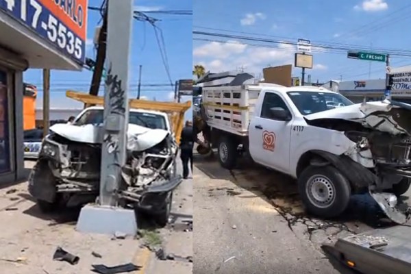 Aparatoso choque en la Vallarta