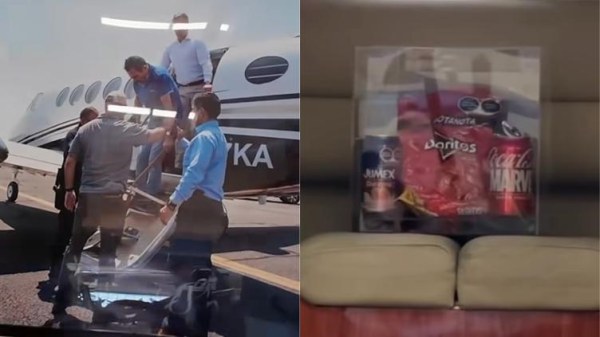 Exhiben en Nuevo México aeronave utilizada en traslado de 