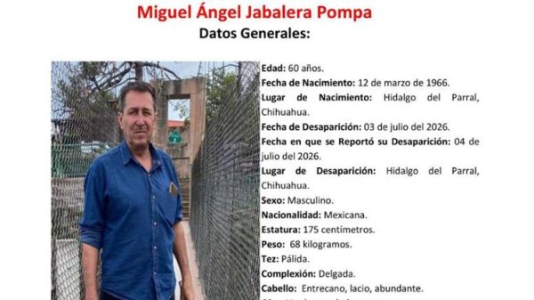 Desaparece en Parral