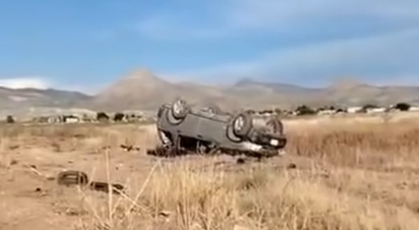Vuelca en Vistas San Guillermo