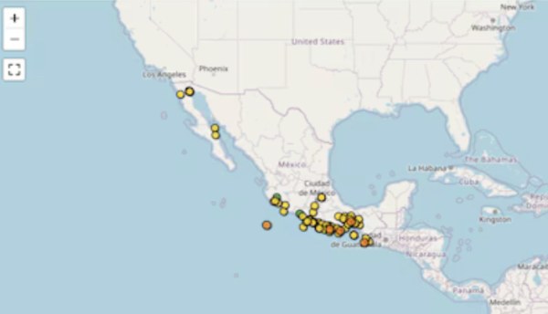 México registra 17 sismos durante la madrugada
