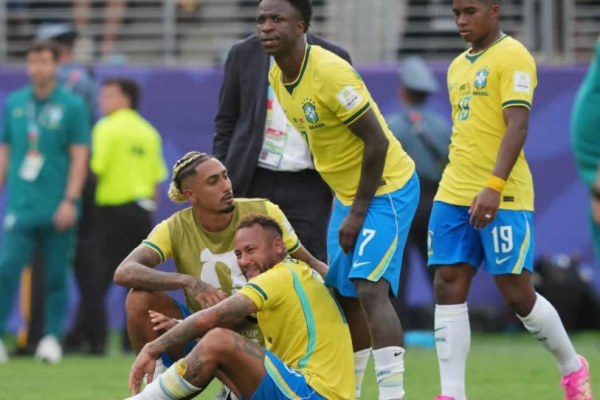Neymar se quiebra y llora tras la eliminación de Brasil