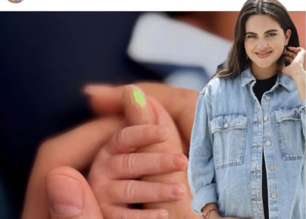 Nace hijo de Andrea Chávez