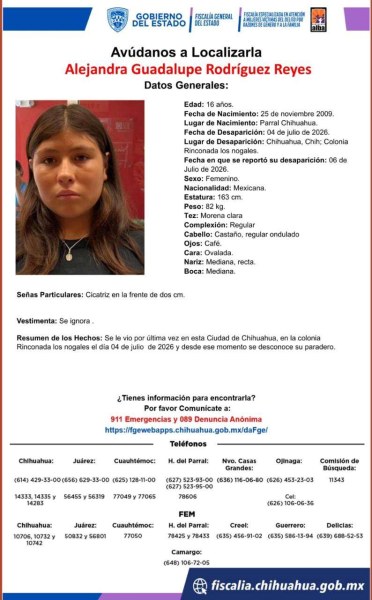 Desaparece en Chihuahua
