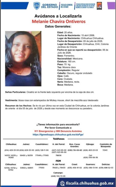 Desaparece en Chihuahua