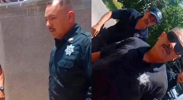 Agarran a batazos a policías