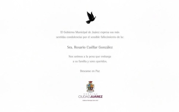Fallece tía de Pérez Cuéllar
