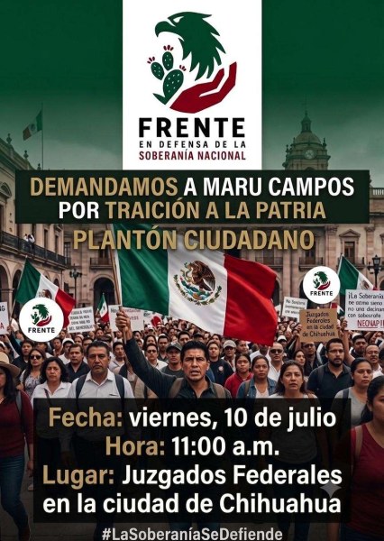 Convocan plantón vs Maru