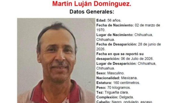 Desaparece en Chihuahua