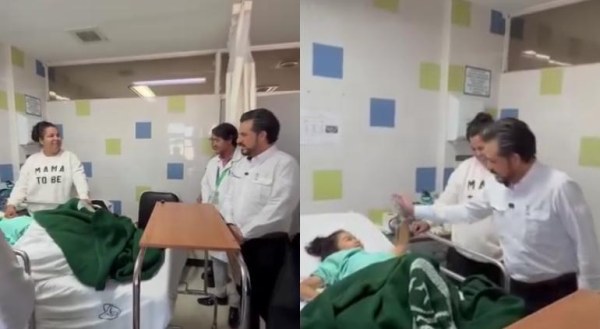Visita Zoé Robledo el Morelos y presume cirugía de corazón