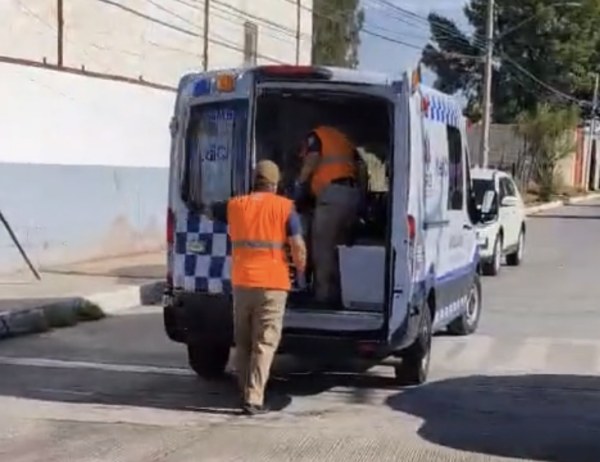Choque en Nombre de Dios deja motociclista lesionado