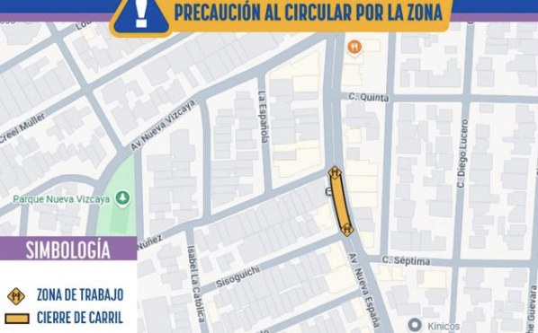 JMAS repara drenaje colapsado en la Nueva España