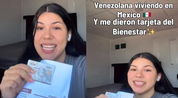Desata polémica venezolana por recibir tarjeta del bienestar