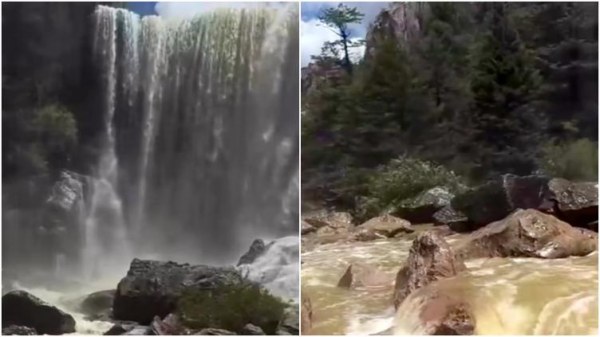 Registra incremento en flujo de agua Cascada de Cusárare