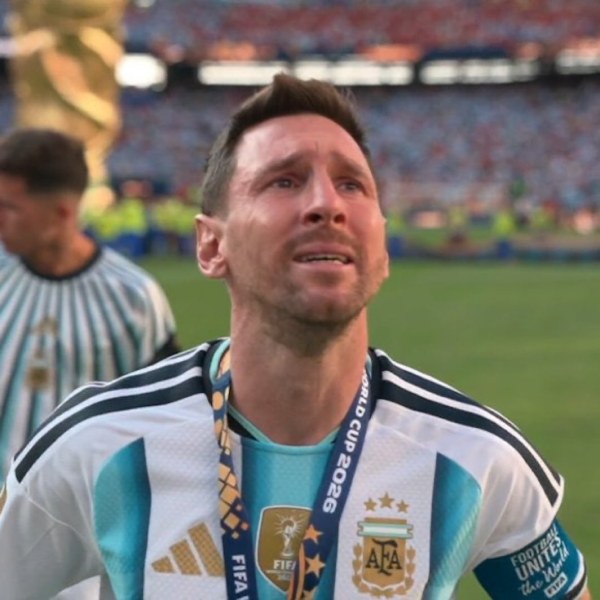 Así lloró Messi tras perder final del mundial