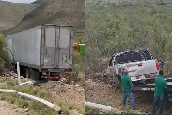 Se accidenta en carretera a Delicias