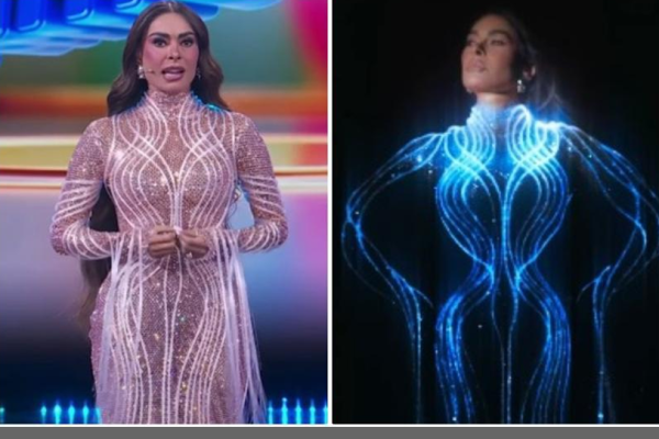 Galilea Montijo brilla con look futurista