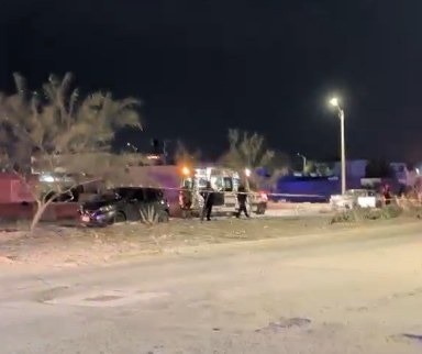 Lo balean en fraccionamiento