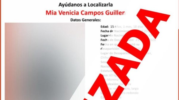 Hallan a adolescente desaparecida en San Luis Potosí