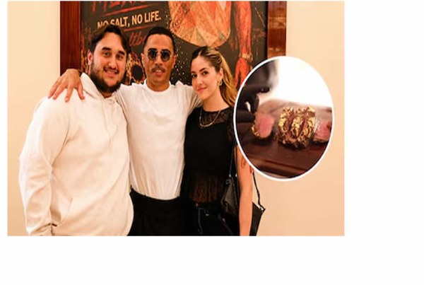 Captan a hijo menor de AMLO en restaurante de Salt Bae