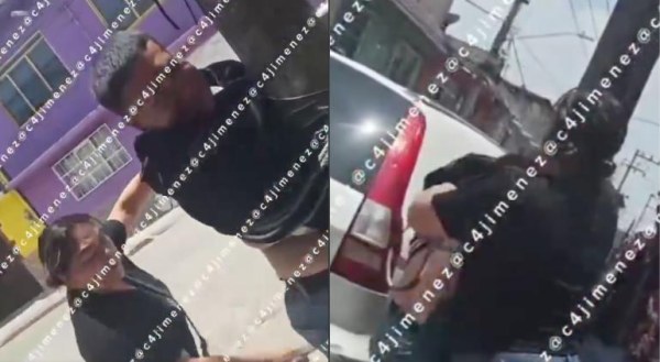 Descubrió a su hijo robando y lo agarró a ¡cintarazos!