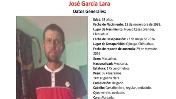 Desaparece en Ojinaga