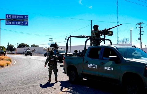 Llegan 350 militares a Parral