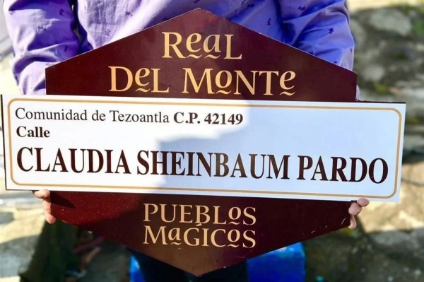 Nombran 'Claudia Sheinbaum' a calle