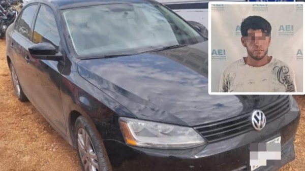 Intentó huir por una brecha, pero terminó detenido con auto robado