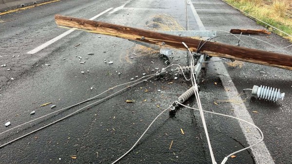 Tromba tumbó 40 postes