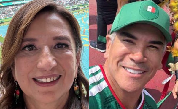 Políticos presumen su asistencia al partido inaugural del Mundial