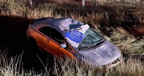 Vuelca en carretera a Delicias