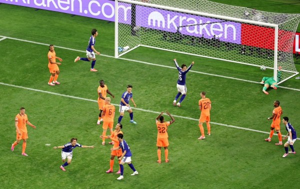 Empata Japón 2-2 a Holanda