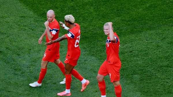 Golea Noruega 4-1 a Irak con doblete de Haaland