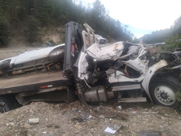 Queda lesionado tras aparatoso accidente