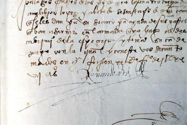 Restituye FBI a México documento firmado por Hernán Cortés
