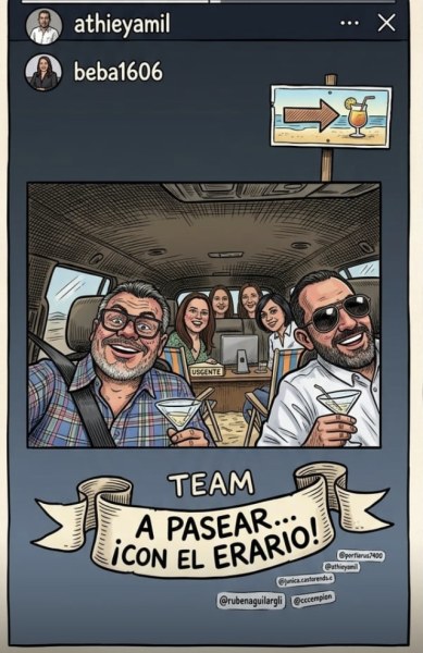Justicia paseadora: Con cargo al pueblo se viaja 