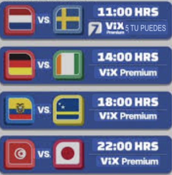 Agenda mundialista: Los 4 partidos de este sábado 20 de junio
