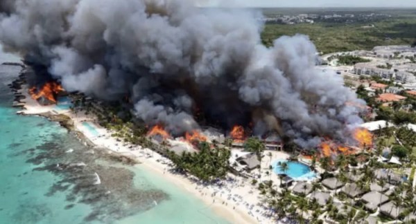 Incendio en hotel de República Dominicana deja un muerto