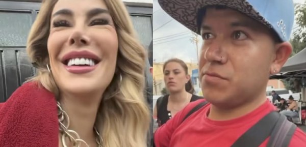 ¿Belleza o susto? Así se quedó vendedor al ver a Ninel Conde
