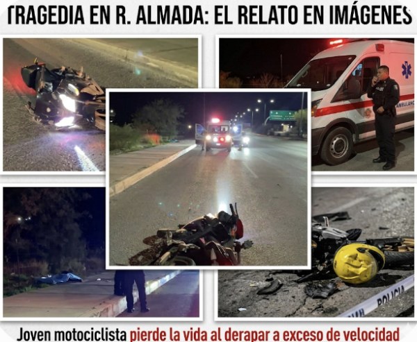 Muere motociclista tras salir proyectado