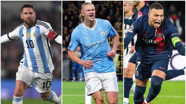 Hoy juegan Haaland, Mbappé y Messi