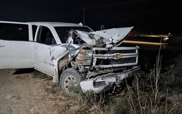 Tres mujeres quedan lesionadas tras choque en carretera