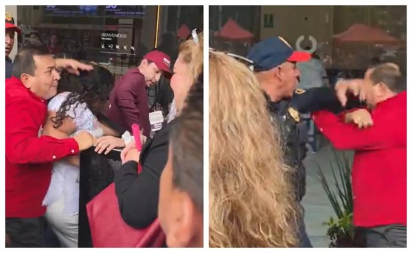 Se agarran a golpes en registros de Morena